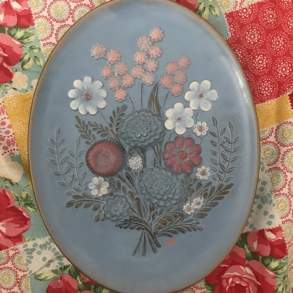 Ceramic Hand Painted Wall Decor